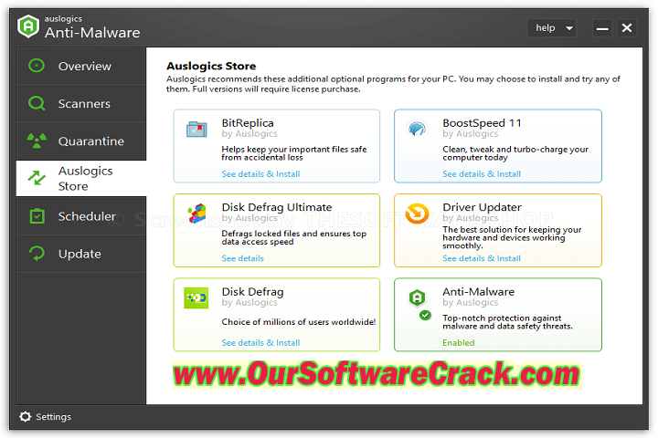Auslogics Anti Malware 1.22.0 Free Download with patch