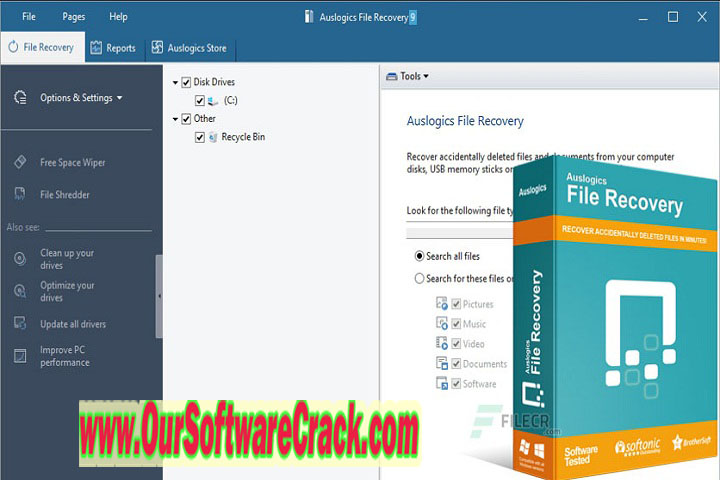 Auslogics File Recovery Professional 11.0.0.2 Free Download with keygen