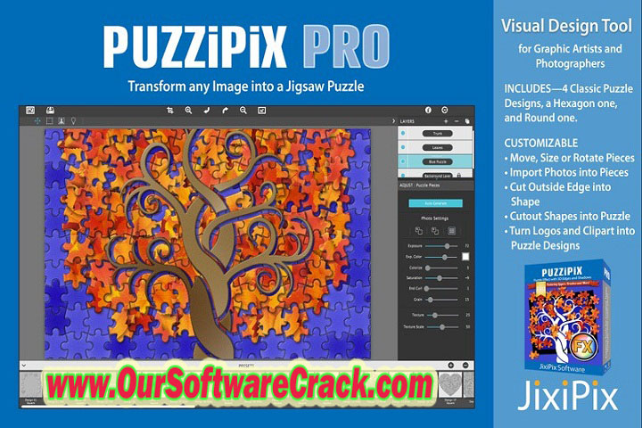 JixiPix PuzziPix Pro 1.0.16 Free Download with patch