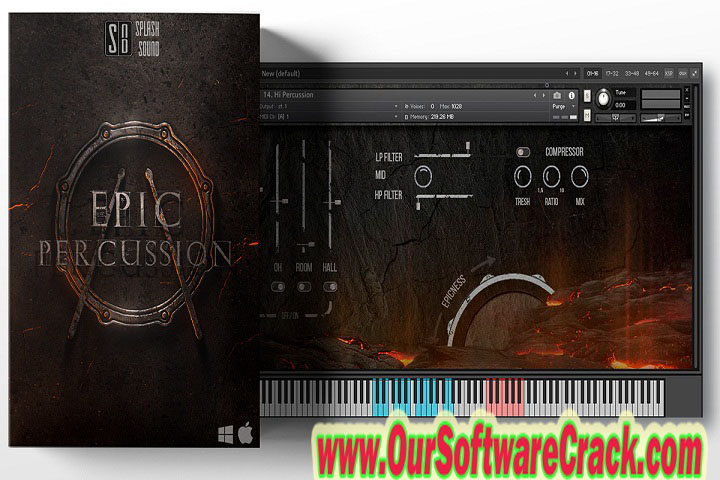 8Dio Small Epic Percussion v1.0 Free Download with patch