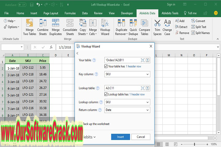 Ablebits Ultimate Suite For Excel 2022 3.3335.1054 Free Download with patch