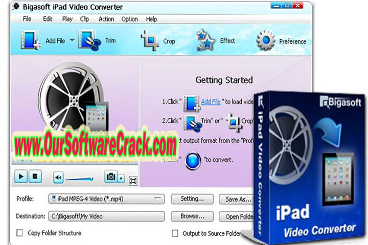 Bigasoft iPad Video Converter v5.7.0.8427 Free Download with patch