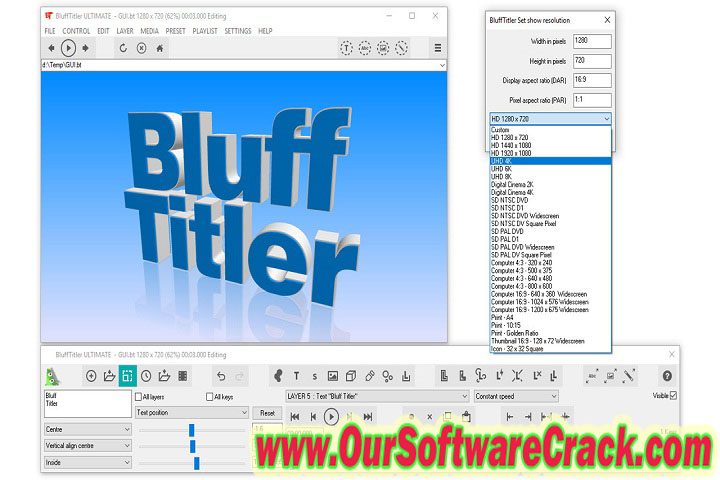 BluffTitler Ultimate v16.1 Free Download with patch