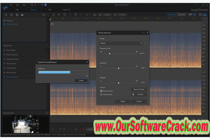 CyberLink AudioDirector Ultra 13.0.2220.0 Free Download with patch