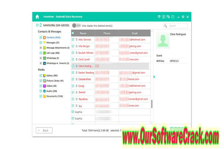 FonePaw Android Data Recovery 5.4.0 Free Download with keygen