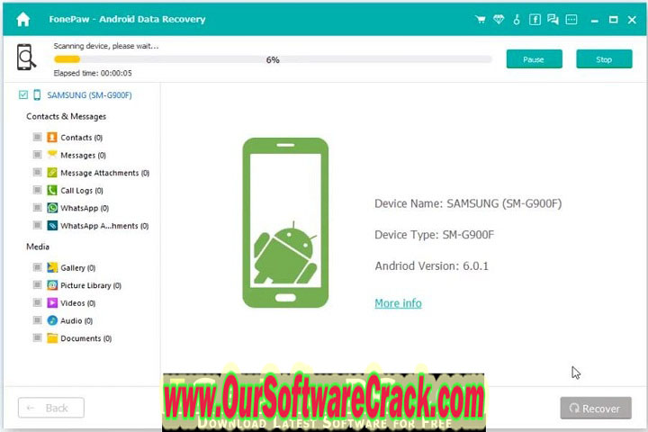 FonePaw Android Data Recovery 5.4.0 Free Download with patch