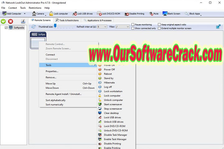 Network LookOut Administrator Pro 4.8.12 Free Download with keygen