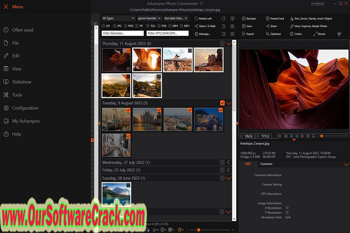Ashampoo Photo Commander v17.0.2 Free Download with patch