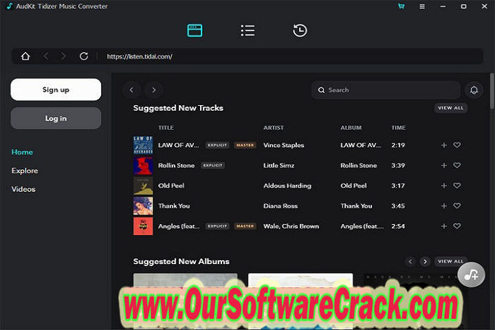 AudFree Tidable Music Converter v2.8.2.1 Free Download with keygen