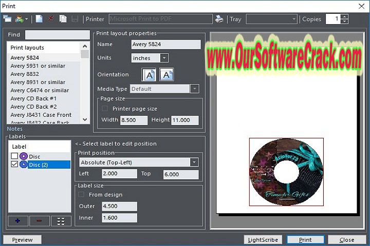 CD Label Designer v9.0.0.912 Free Download with keygen
