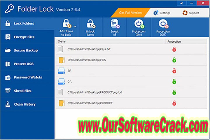 Folder Lock v1.0 Free Download with patch