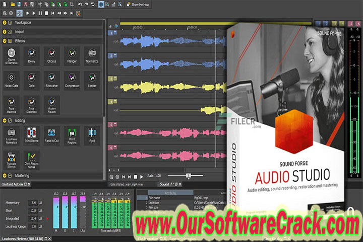 MAGIX SOUND FORGE Audio Studio v16.1.0.47 Free Download with patch