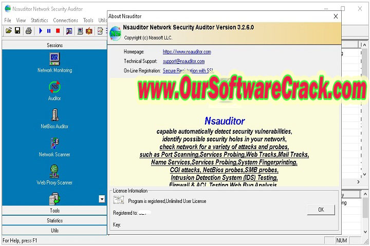 Nsauditor Network Security Auditor v3.2.6.0 Free Download with patch