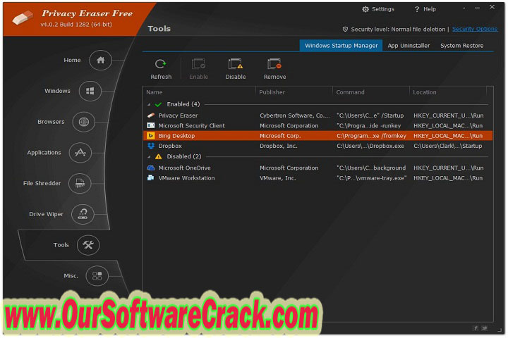 Privacy Eraser Pro v5.32.0.4422 Free Download with patch