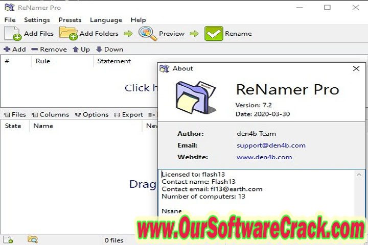 ReNamer Pro v7.4.0 Free Download with patch