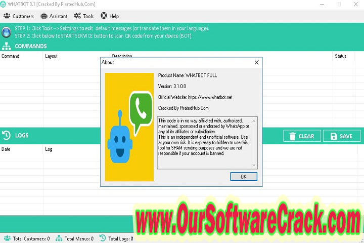 WhatBot Plus v4.4 Free Download with keygen