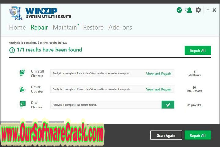 WinZip System Utilities Suite v3.18.0.20 Free Download with keygen