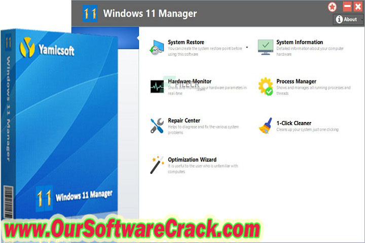 Yamicsoft Windows 11 Manager v1.2.1 Free Download with patch
