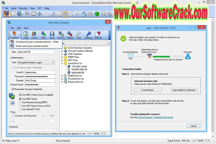 DameWare Mini Remote Control 12.2.4.11 PC Software Free