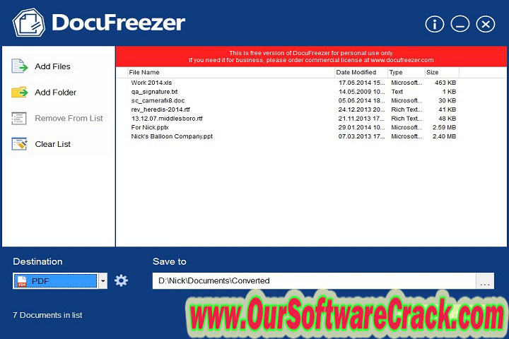 DocuFreezer 4.0.2302.28220 PC Software