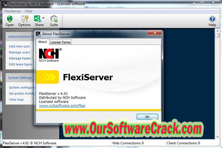 FlexiServer v7.05 PC Software