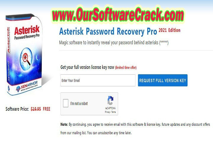 XenArmor Asterisk Password Recovery v6.0.0.1 PC Software