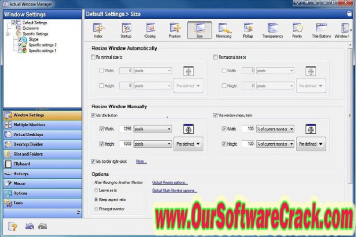 Actual Window Menu 8.14.7 PC Software