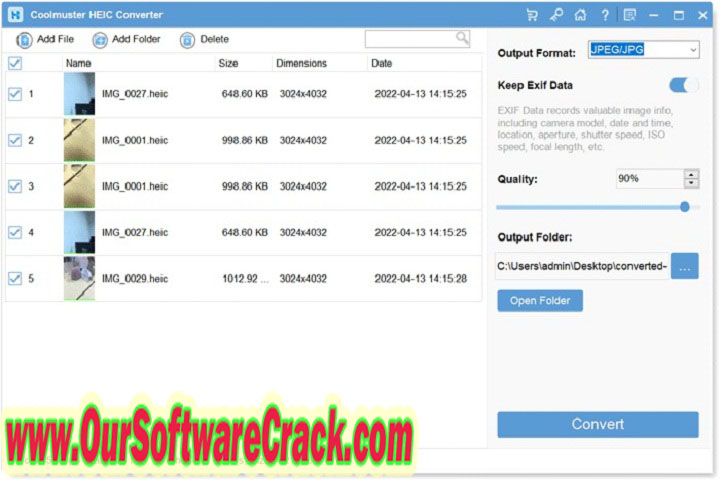 Coolmuster HEIC Converter 1.0.24 PC Software