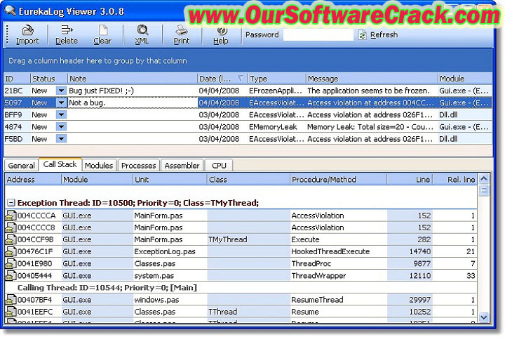 EurekaLog v7.10.2.0 PC Software