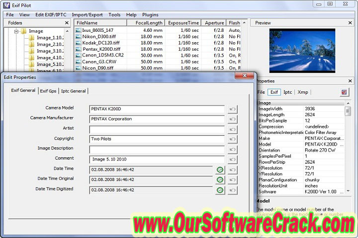 Exif Pilot 6.14.1 PC Software