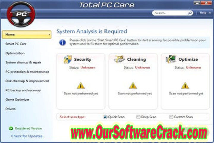 Total PC Care 7.5.0.0 PC Software