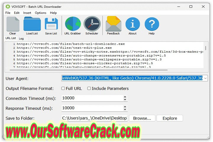 VovSoft Batch URL Downloader 4.1.0 PC Software