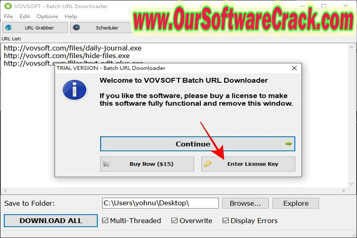 VovSoft Batch URL Downloader 4.1.0 PC Software