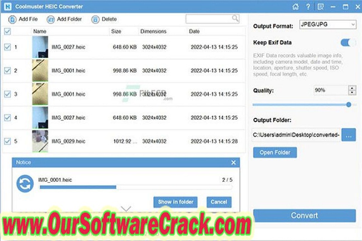 Coolmuster HEIC Converter 1.0.24 PC Software