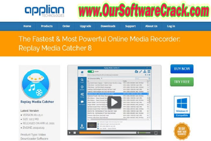 Applian Replay Media Catcher 10.0 PC Software with crack