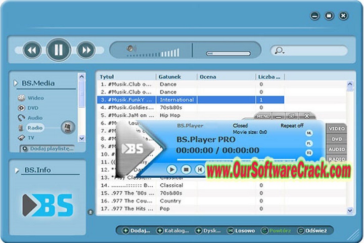 BS Player Pro 2.78.1094 PC Software with keygen