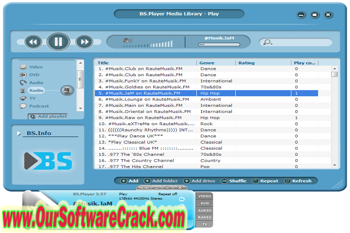 BS Player Pro 2.78.1094 PC Software with crack