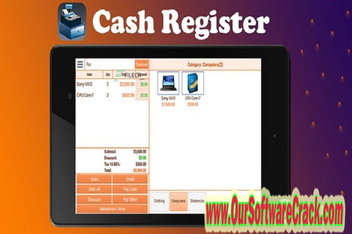 Cash Register Pro 2.0.8 PC Software with patch