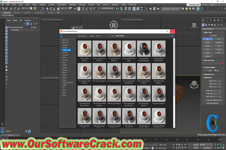 Chaos Corona 9 for 3ds Max 2016 2023 PC Software with patch