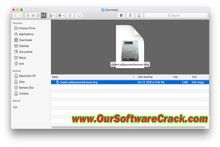 Cisdem PDF Password Remover 2.1.0 PC Software with patch