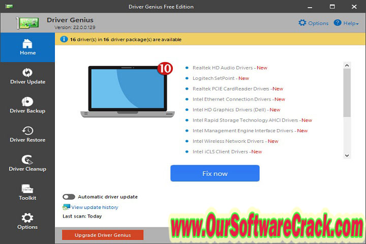 Driver Genius Platinum 23.0.0.137 PC Software with patch
