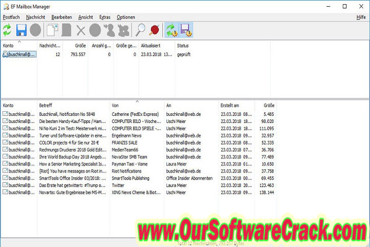 EF Mailbox Manager v23 PC Software with patch