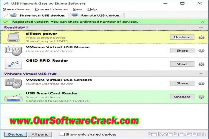 Eltima USB Network Gate 10.0.2450 PC Software with patch
