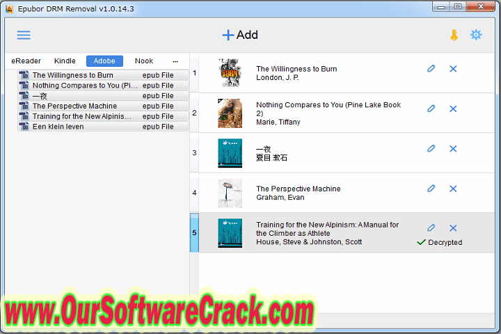 Epubor All DRM Removal 1.0.21.425 PC Software with keygen