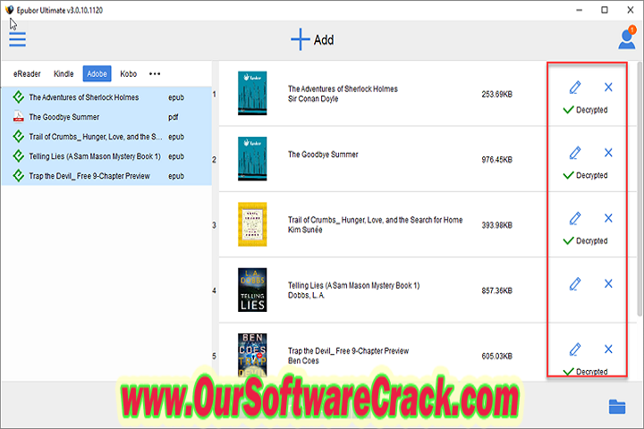 Epubor All DRM Removal 1.0.21.425 PC Software with patch