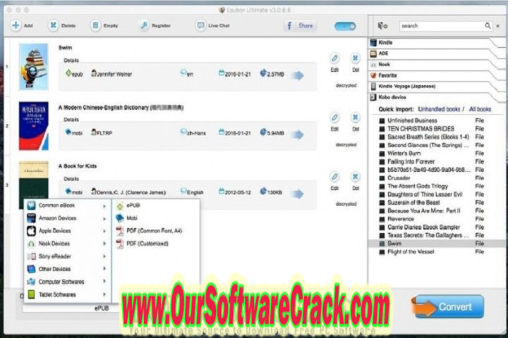 Epubor Ultimate Converter 3.0.15.425 PC Software with keygen