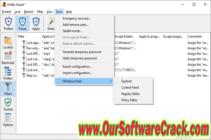 Folder Guard 23.5 PC Software with keygen