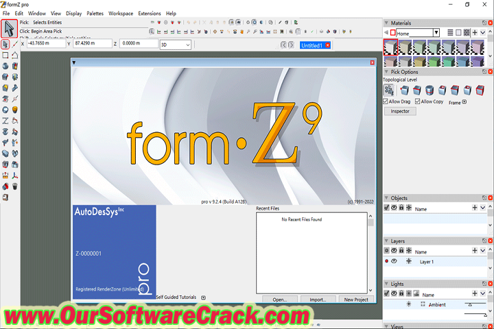 Form Z Pro 9.2.4 PC Software with patch
