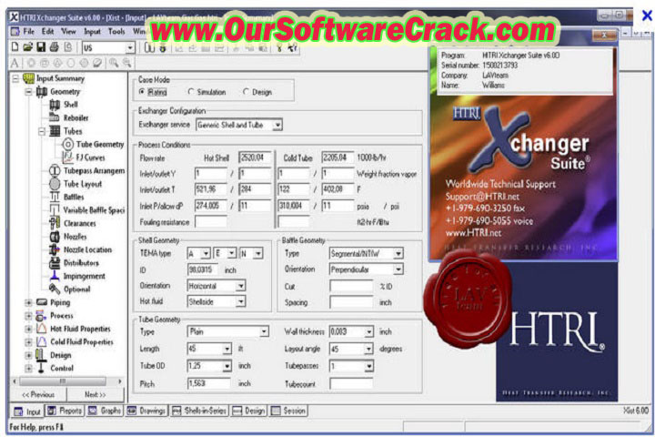 HTRI Xchanger Suite 9.0 PC Software with patch