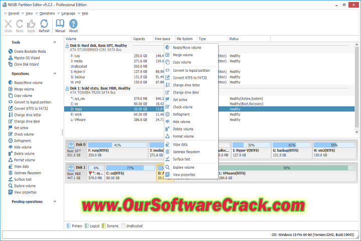 NIUBI Partition Editor 9.6.3 PC Software with crack